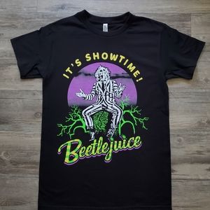 NEW UNISEX BEETLEJUICE ITS SHOWTIME T SHIRT
